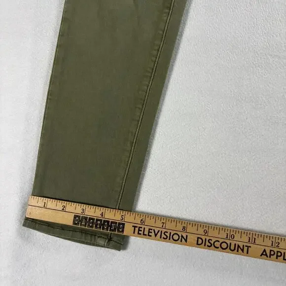 American Eagle Jegging 360 Super Stretch 35x28 Olive Skinny Jeans Womens 8 - Picture 3 of 10